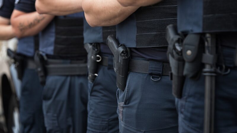 Uroczyste wręczenie odznaczeń i medali dla funkcjonariuszy policji w Komendzie Stołecznej