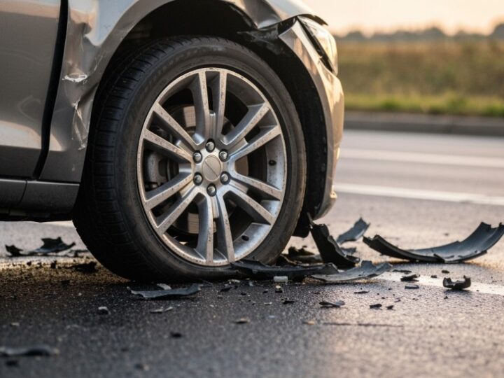 Poważny wypadek na DK8: 26-latek w ciężkim stanie po zderzeniu z drzewem