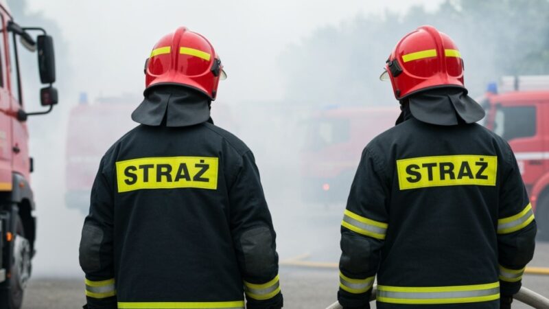 Pożar balkonu na 5. piętrze w Wrocławiu: szybka akcja straży pożarnej
