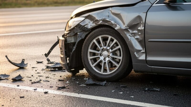 Tragiczny wypadek na A4: Ciężarówka zabiła kierowcę po kolizji z barierami