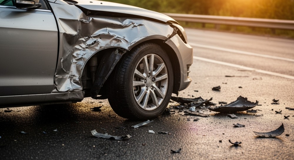 Wypadek na A4 pod Wrocławiem: Dwa tiry zderzyły się, ładunek na jezdni i ogromne korki!
