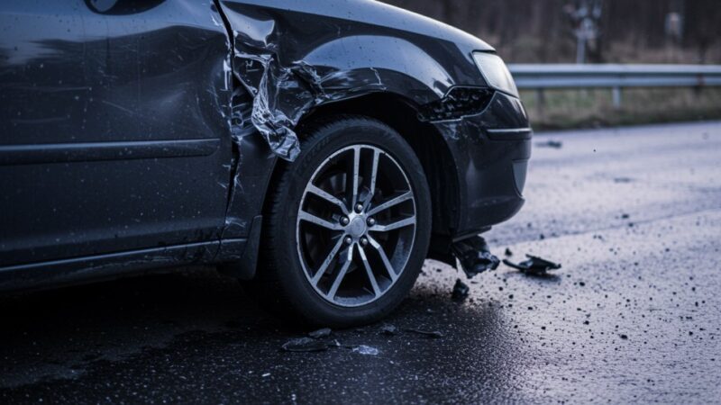 Wypadek na A4 przy węźle Wrocław Bielany. Utrudnienia dla kierowców!