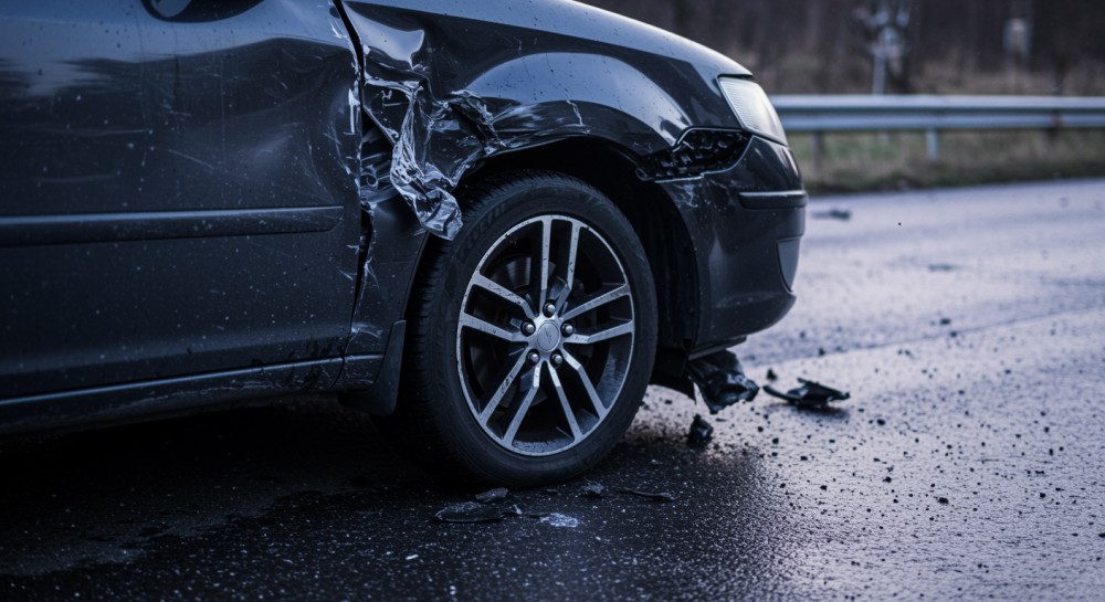 Wypadek na A4 przy węźle Wrocław Bielany. Utrudnienia dla kierowców!