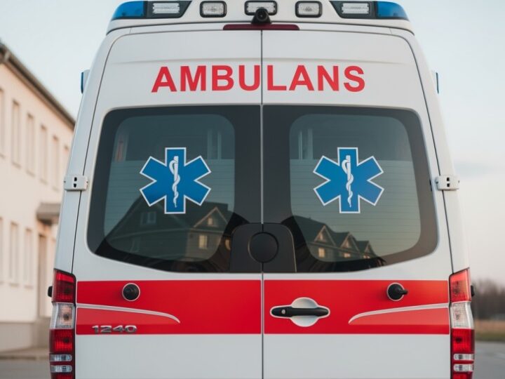 Ambulanse w opałach: Ratownicy w szpitalu po dachowaniu pojazdu