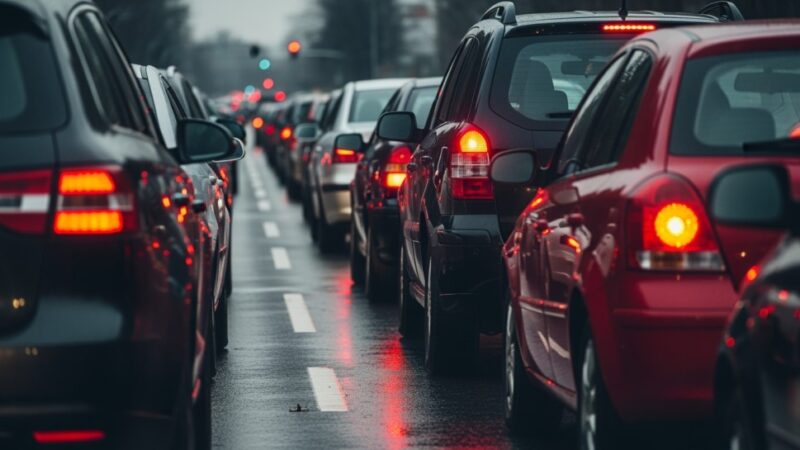 Długie korki na A4 pod Wrocławiem! Wypadki paraliżują ruch kierowców