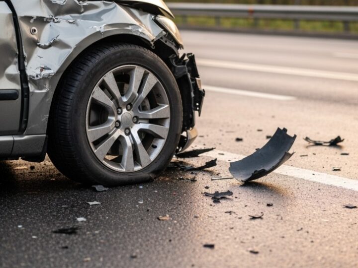 Gigantyczny korek na A4! 10 km zatoru po zderzeniu trzech aut i wypadku motocyklisty pod Wrocławiem