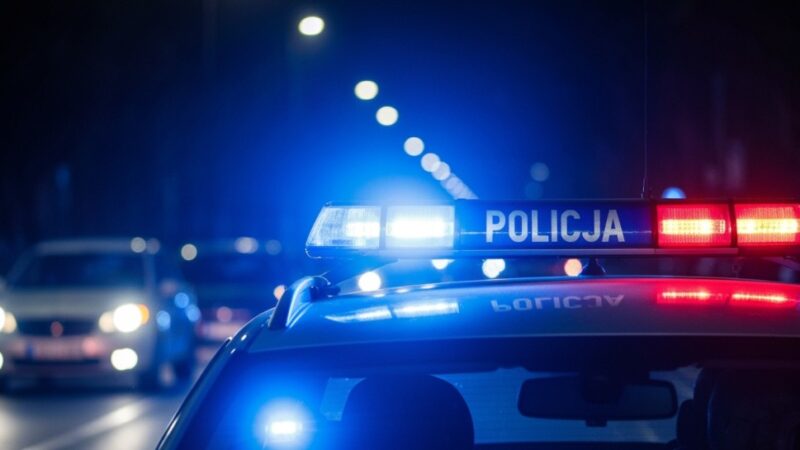 Katana w rękach przestępcy: dramatyczny atak na policjanta w Pieńsku!