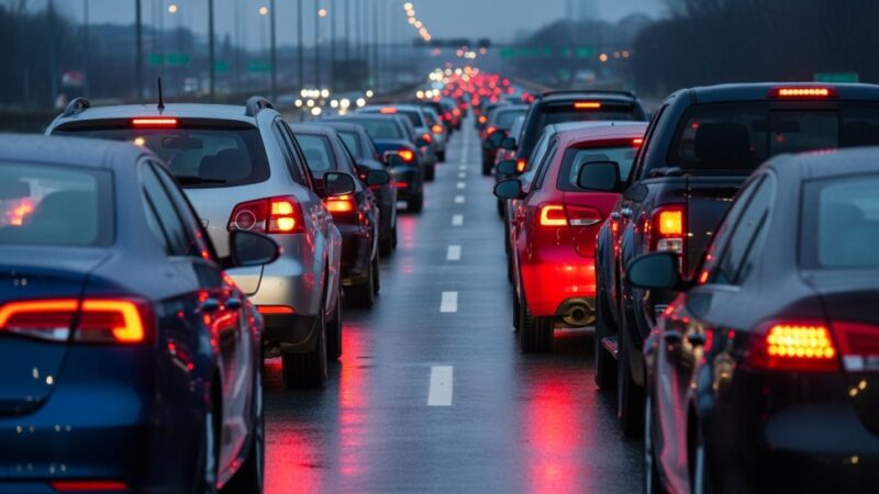Koszmar na dolnośląskich drogach: Korki sięgające 16 km i wypadki paraliżują ruch!