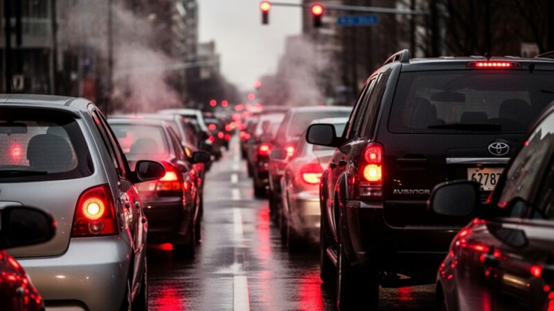 Koszmar na drogach Wrocławia: wielokilometrowe korki po serii wypadków na A4 i AOW