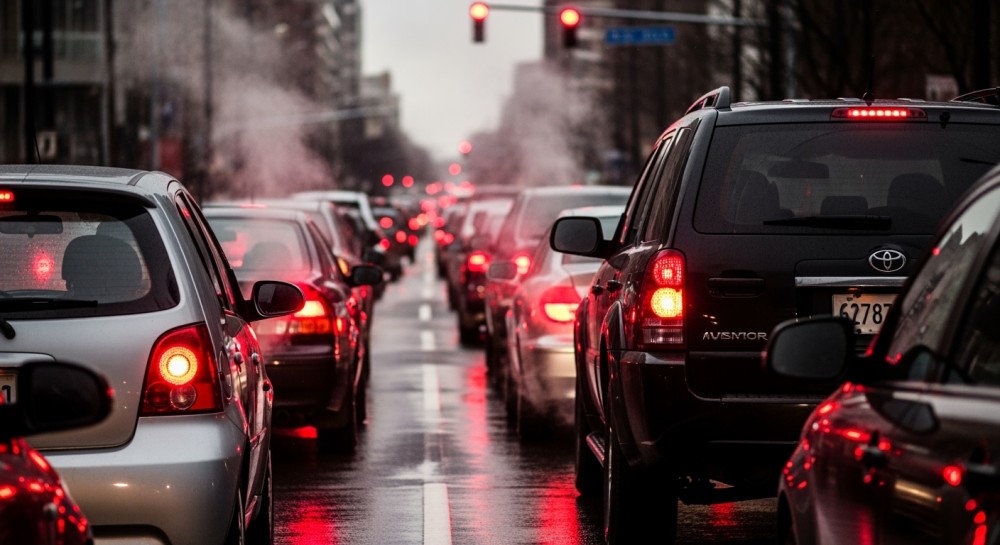 Koszmar na drogach Wrocławia: wielokilometrowe korki po serii wypadków na A4 i AOW