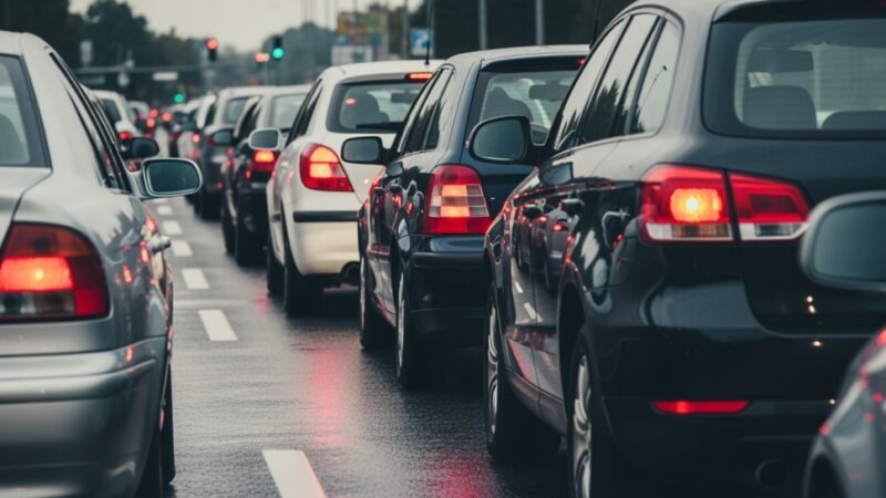 Poważne zderzenia na DK8 w Bardzie: Utrudnienia i długie objazdy!