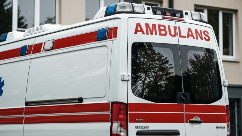 Tragedia na obwodnicy Opola: Ratowniczka wypadła z karetki po zderzeniu z busem