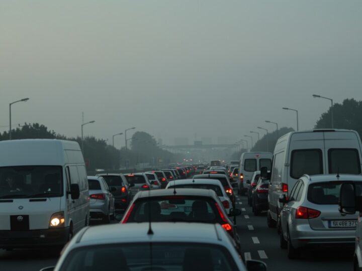 Gigantyczny korek na A4 po zderzeniu dwóch aut!