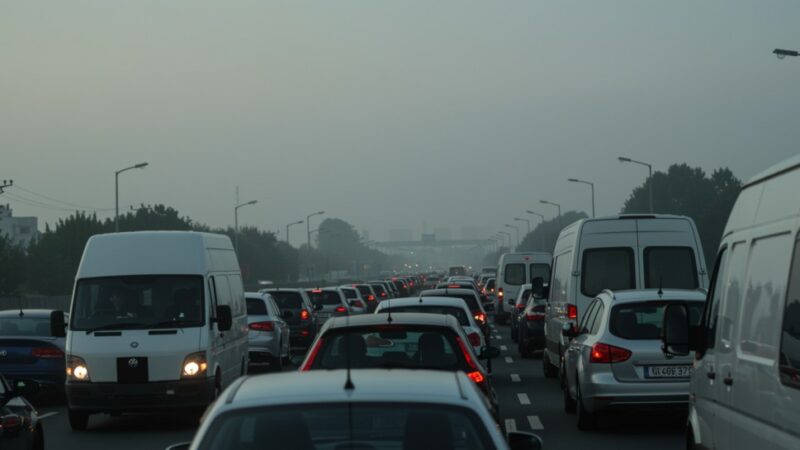 Gigantyczny korek na A4 po zderzeniu dwóch aut!