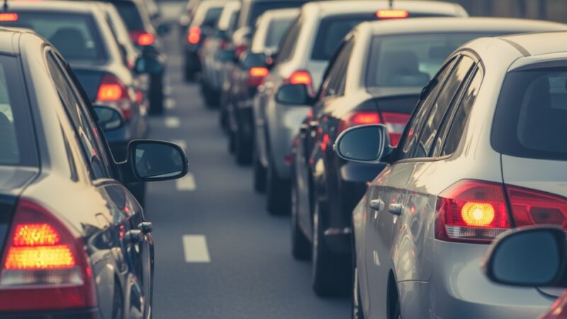 Trzy auta zderzyły się na A4 pod Wrocławiem, tworząc korki