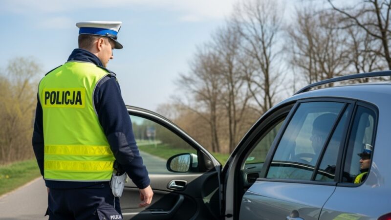 Kumulacja przewinień 40-latka. Prowadził auto bez OC, pod wpływem narkotyków, mając zakaz i decyzję o cofnięciu uprawnień
