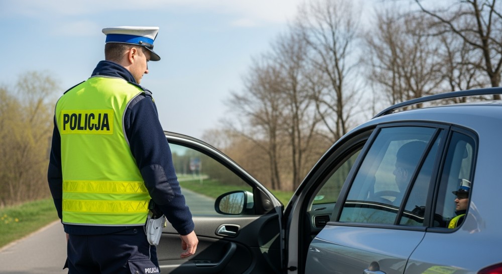 Kumulacja przewinień 40-latka. Prowadził auto bez OC, pod wpływem narkotyków, mając zakaz i decyzję o cofnięciu uprawnień
