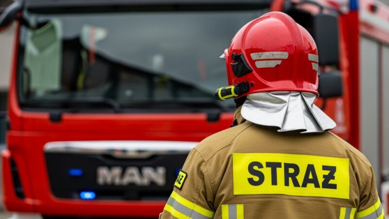 Siedem jednostek straży pożarnej ratuje mieszkańców wrocławskiej kamienicy