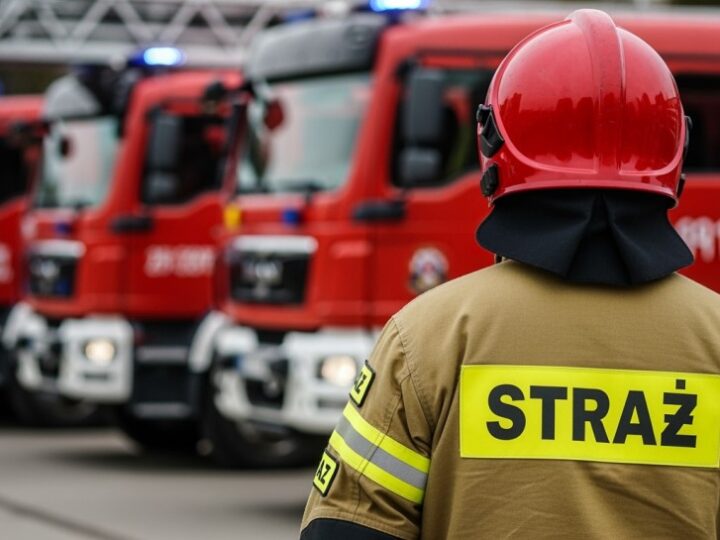 Wielki pożar przy Kruszwickiej: Strażacy w akcji na pełnych obrotach!