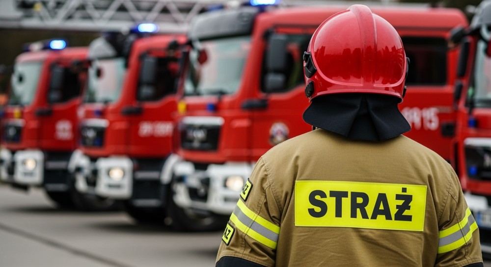 Wielki pożar przy Kruszwickiej: Strażacy w akcji na pełnych obrotach!