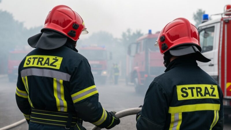 Pożar ogródka restauracji w Rynku: szybka akcja straży, brak ofiar