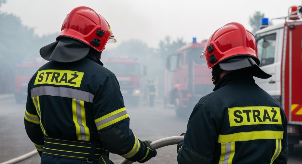 Pożar ogródka restauracji w Rynku: szybka akcja straży, brak ofiar