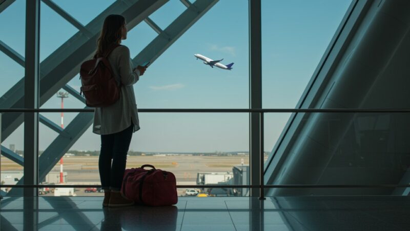 Gazociąg uszkodzony na wrocławskim lotnisku. Strażacy w akcji