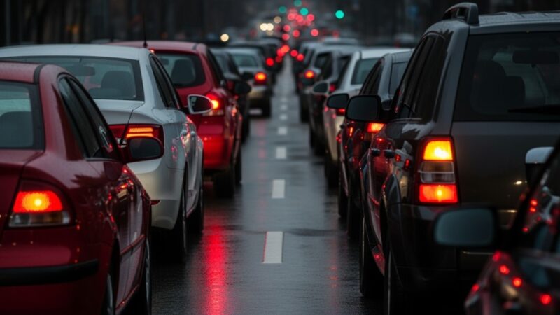 Korek na AOW: Wypadek BMW na moście Rędzińskim blokuje ruch