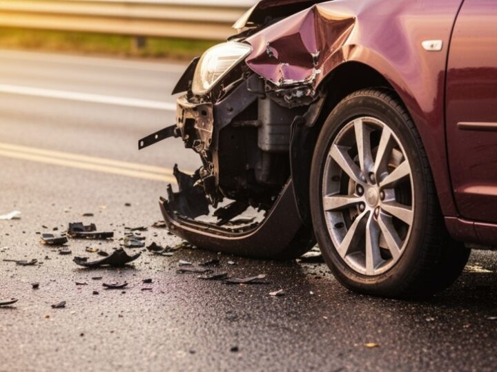 Kolizja ciężarówek na AOW – drogi już przejezdne