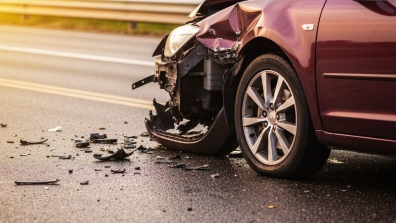 Kolizja ciężarówek na AOW – drogi już przejezdne