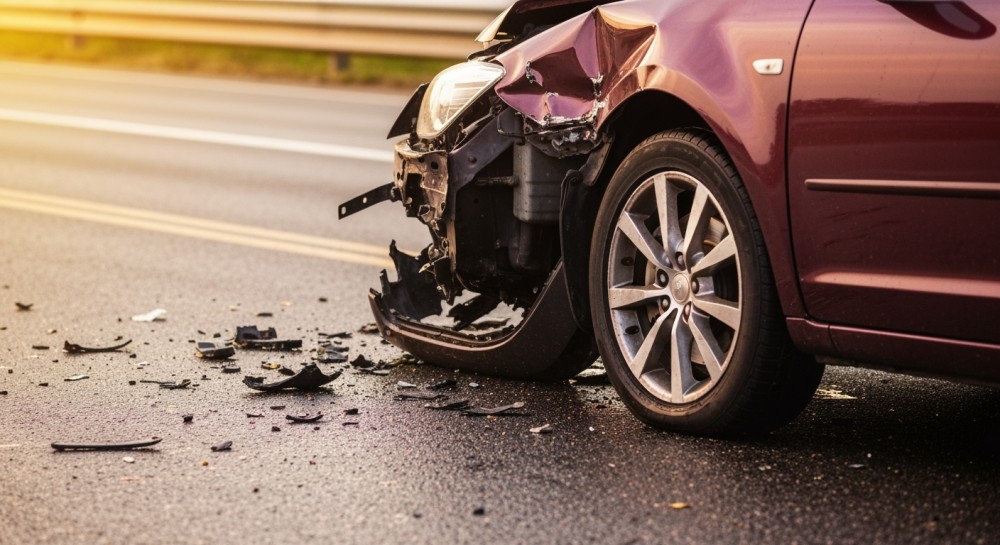 Kolizja ciężarówek na AOW – drogi już przejezdne