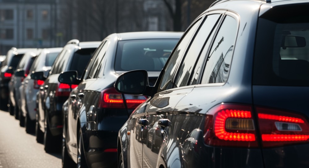Taksówka na torach: Nietrzeźwy kierowca paraliżuje ruch tramwajowy we Wrocławiu