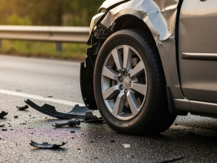 Samozapłon BMW na S8 – zablokowany pas w kierunku Warszawy