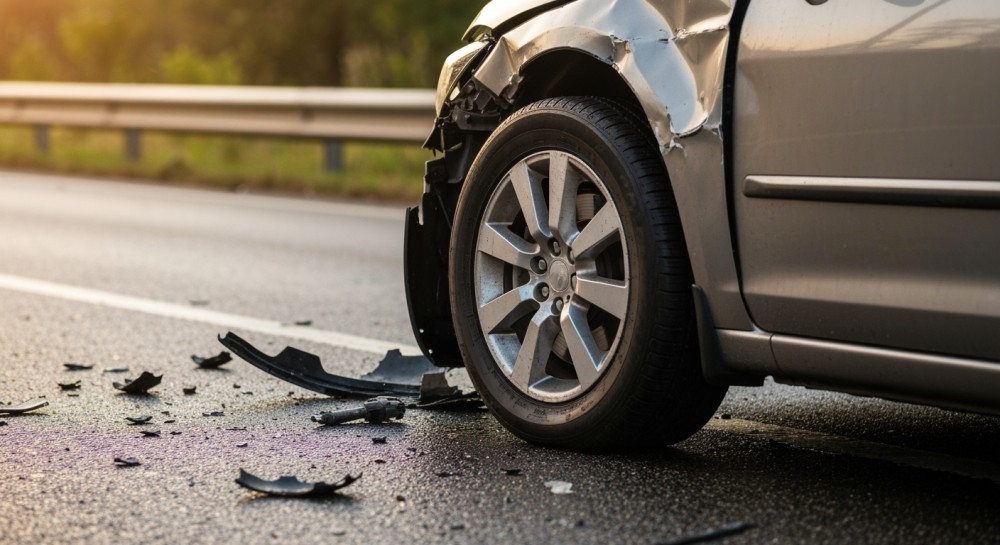 Samozapłon BMW na S8 – zablokowany pas w kierunku Warszawy