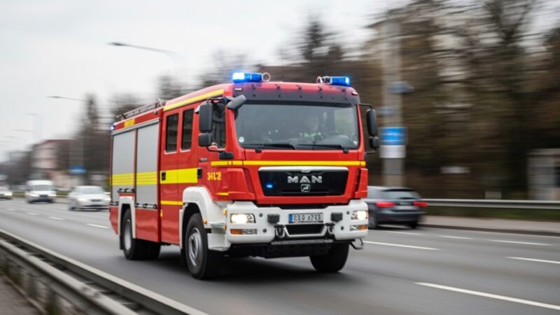 Pożar ciężarówki paraliżuje A4 w kierunku Wrocławia!