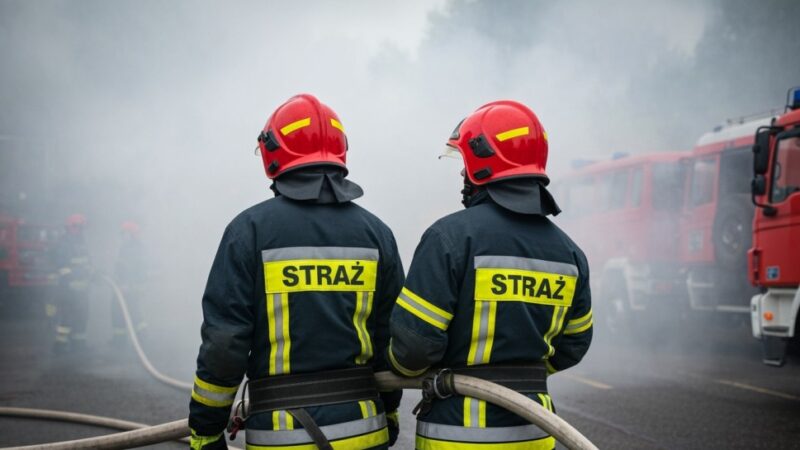 Policjanci z Wałbrzycha ratują papugę seniorki po pożarze
