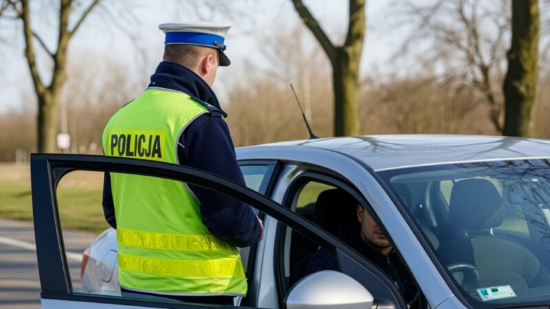 Świąteczna akcja policji: Bezpieczeństwo na drogach w ogniu kontroli