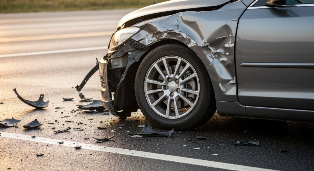 Poważny wypadek na krajowej ósemce – droga zablokowana na 4 godziny