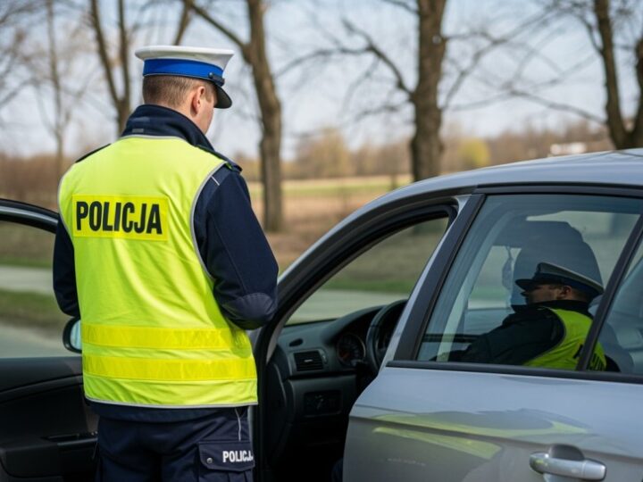 Alkoholowa noc na drodze: Kierowca bez prawa jazdy i nietrzeźwy pasażer w rękach policji