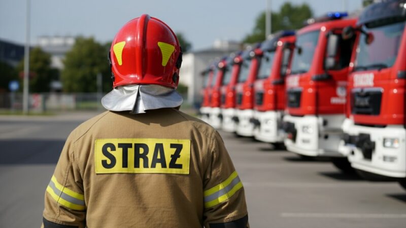 Noworoczne podsumowanie służb mundurowych: nowe wsparcie dla ochotników w Żórawinie