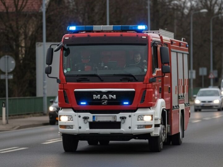 Pożar w bloku na Szczepinie: Ewakuacja mieszkańców i akcja straży pożarnej