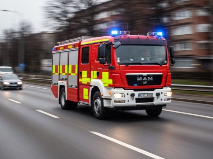 Pożar w Starym Zamku: Mieszkańcy w panice, strażacy w akcji!