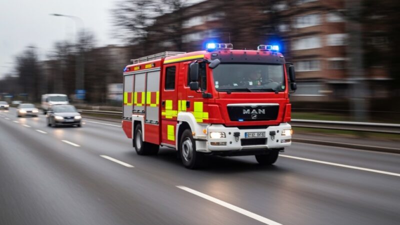 Pożar w Starym Zamku: Mieszkańcy w panice, strażacy w akcji!