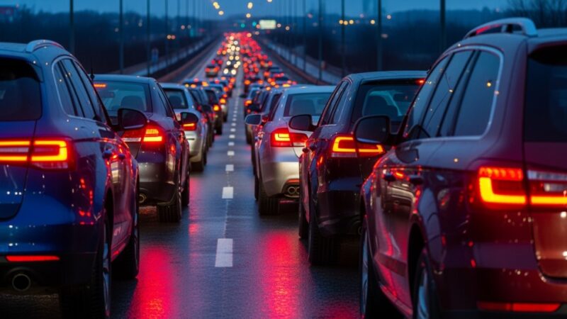 Kolizja ciężarówki na A4: Poważne utrudnienia w ruchu!