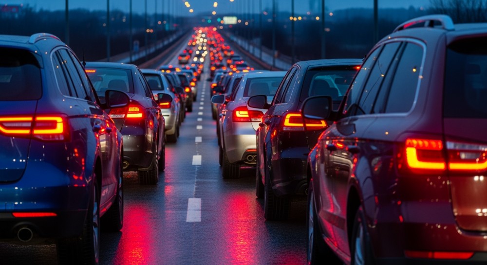 Kolizja ciężarówki na A4: Poważne utrudnienia w ruchu!