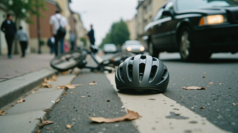 Nietrzeźwy kierowca wjeżdża w rowerzystkę – dramat w Bogatyni