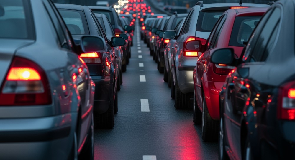 Wypadek ciężarówki na A4: Blokada i wyciek paliwa!