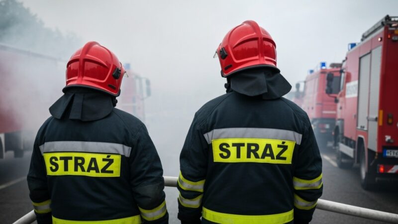 Groźny pożar w Jordanowie Śląskim: mieszkańcy w szoku po niebezpiecznym incydencie