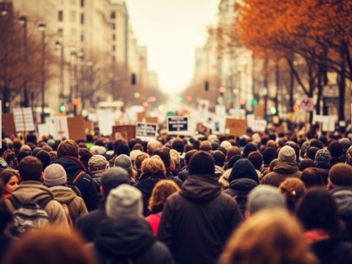 Traktory na ulicach Wrocławia: Rolnicy protestują przeciw polityce UE 20 lutego