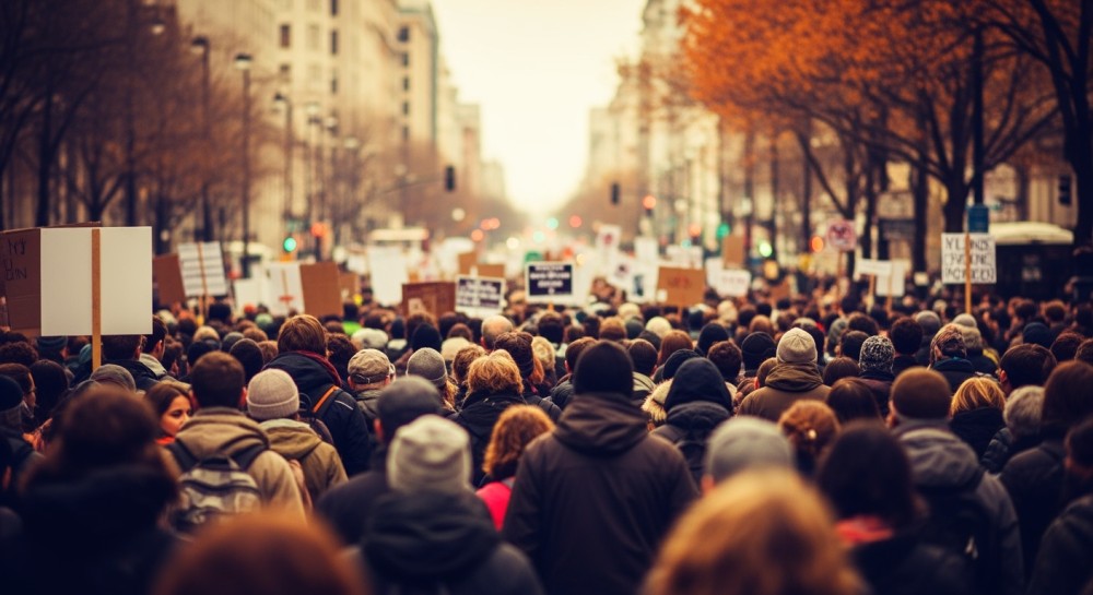 Traktory na ulicach Wrocławia: Rolnicy protestują przeciw polityce UE 20 lutego